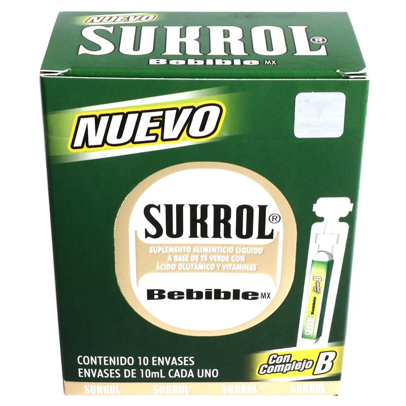 Sukrol Suplemento Alimenticio Liquido Con 10 Envases 10 Ml - Image 3