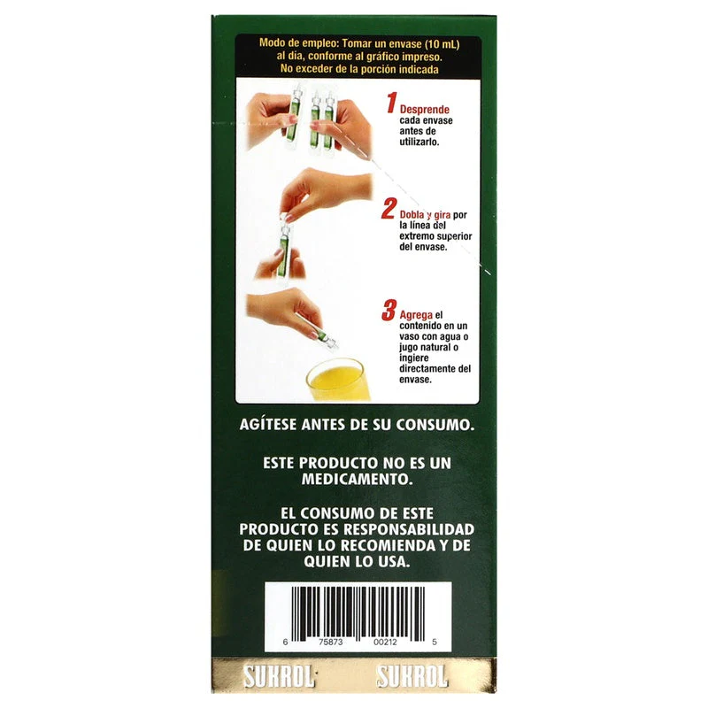 Sukrol Suplemento Alimenticio Liquido Con 10 Envases 10 Ml - Image 6