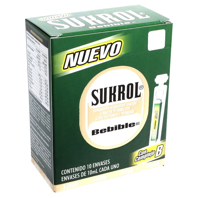 Sukrol Suplemento Alimenticio Liquido Con 10 Envases 10 Ml - Image 8