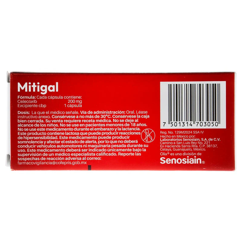 Mitigal 200 Mg Con 10 Capsulas - Image 11