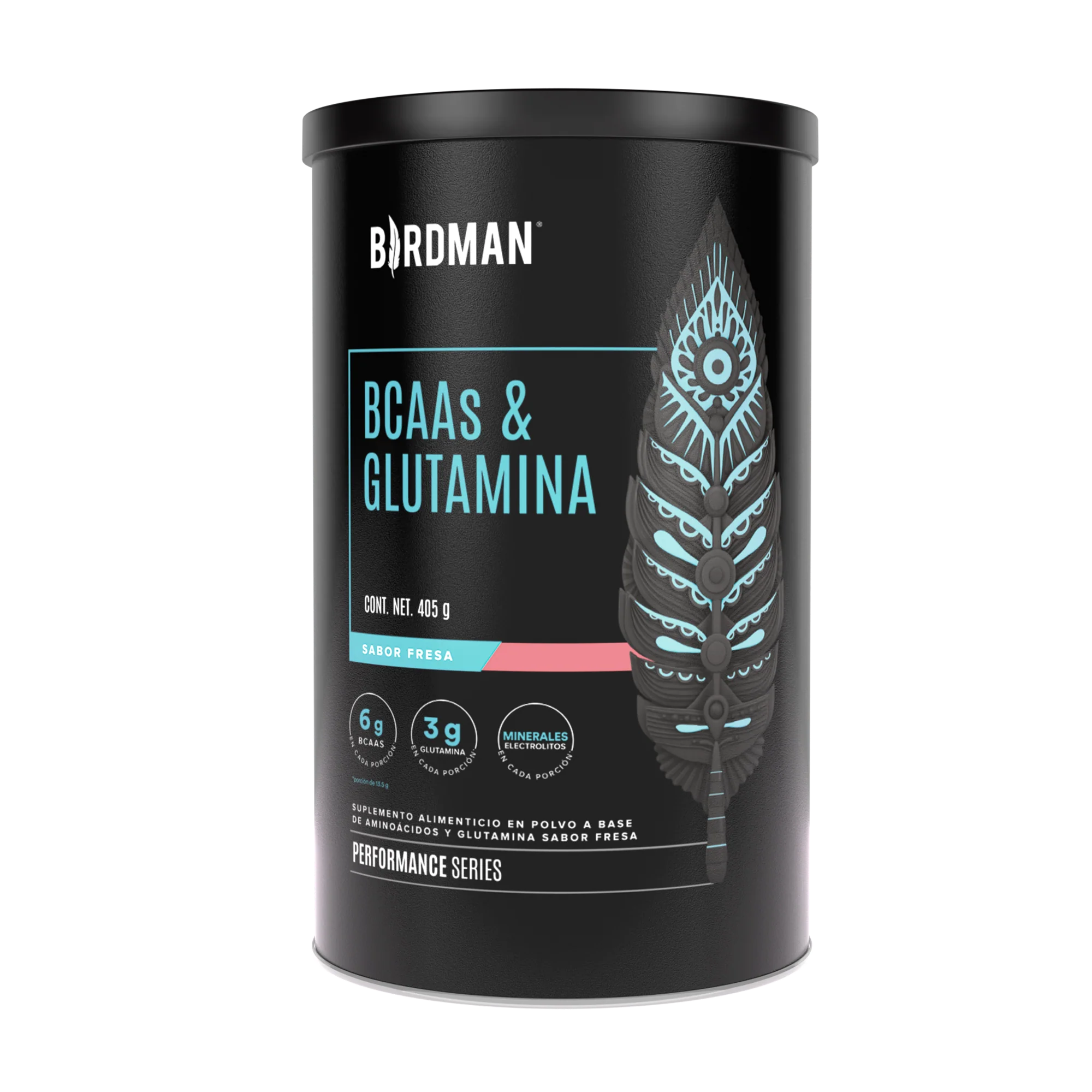 Bcaa & Glutamina Fresa 405 G Birdman