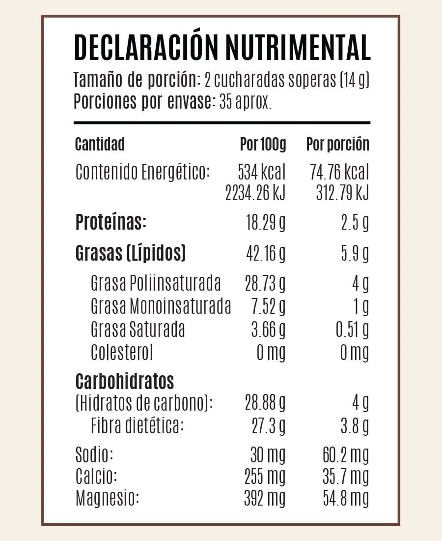 Linaza Molida En Frio 500 G Birdman - Image 4