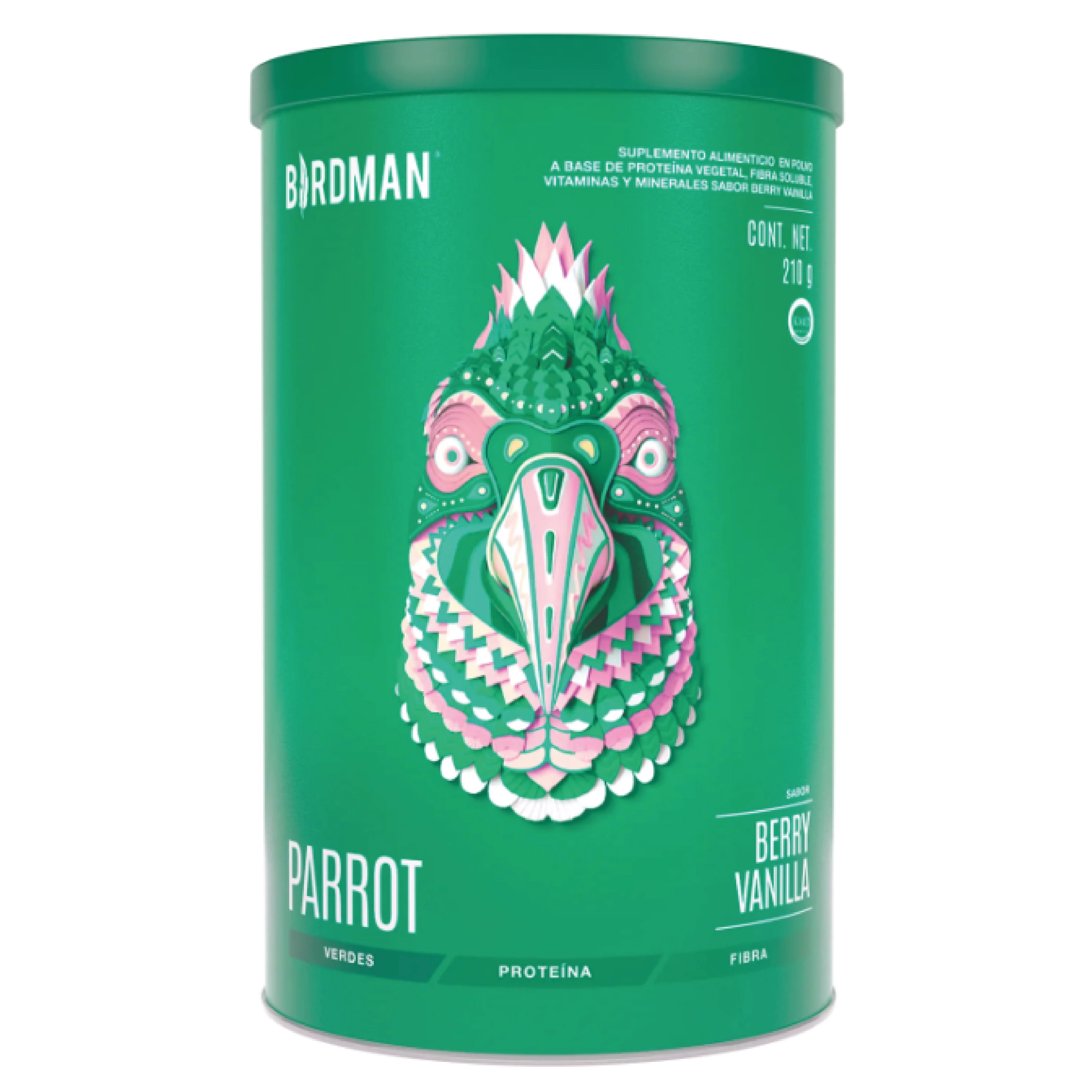 Parrot Proteina Berry Vainilla 210 G Birdman