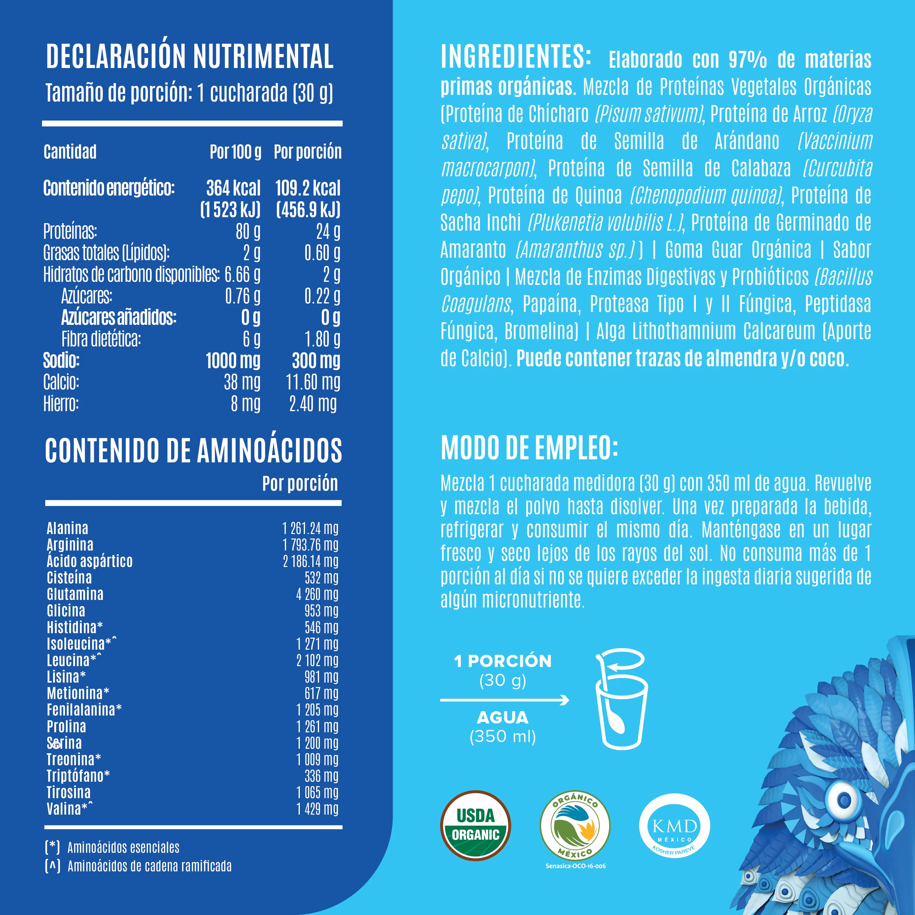 Falcon Proteina Natural 510 G Birdman - Image 4