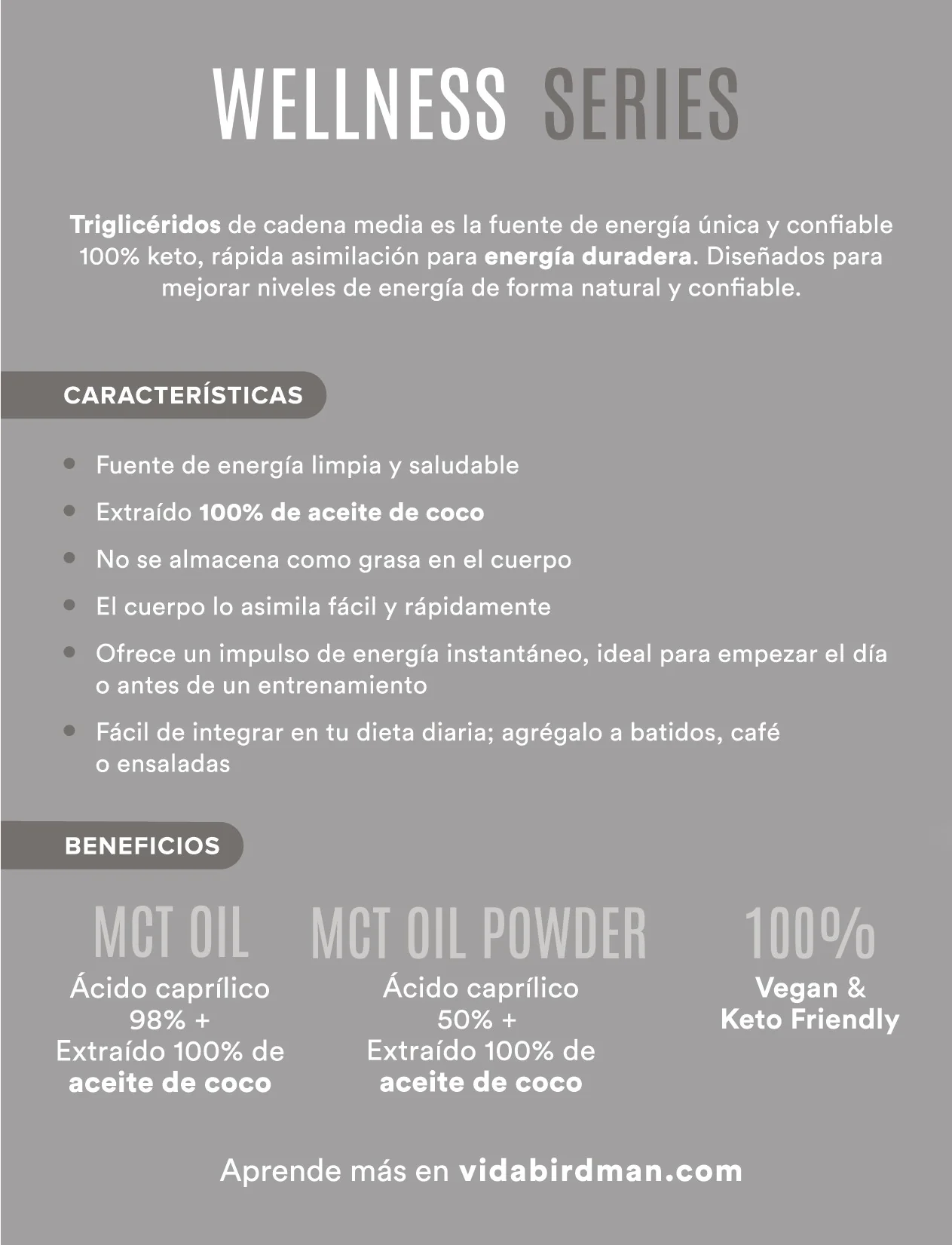 Bs Mct Oil Powder Vainilla Polvo 432 G Birdman - Image 2