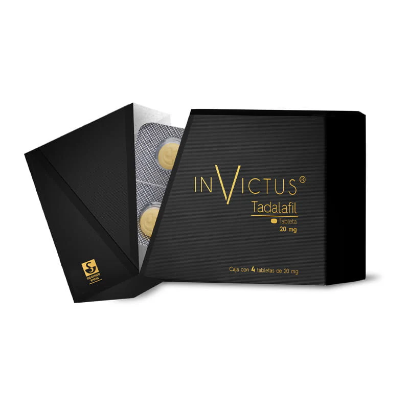Invictus 20 Mg - Caja Con 4 Tabletas (Tadalafil)