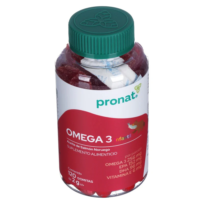 Omega 3 Inf Aceite De Salmon C/120 Gomitas Pronat - Image 3