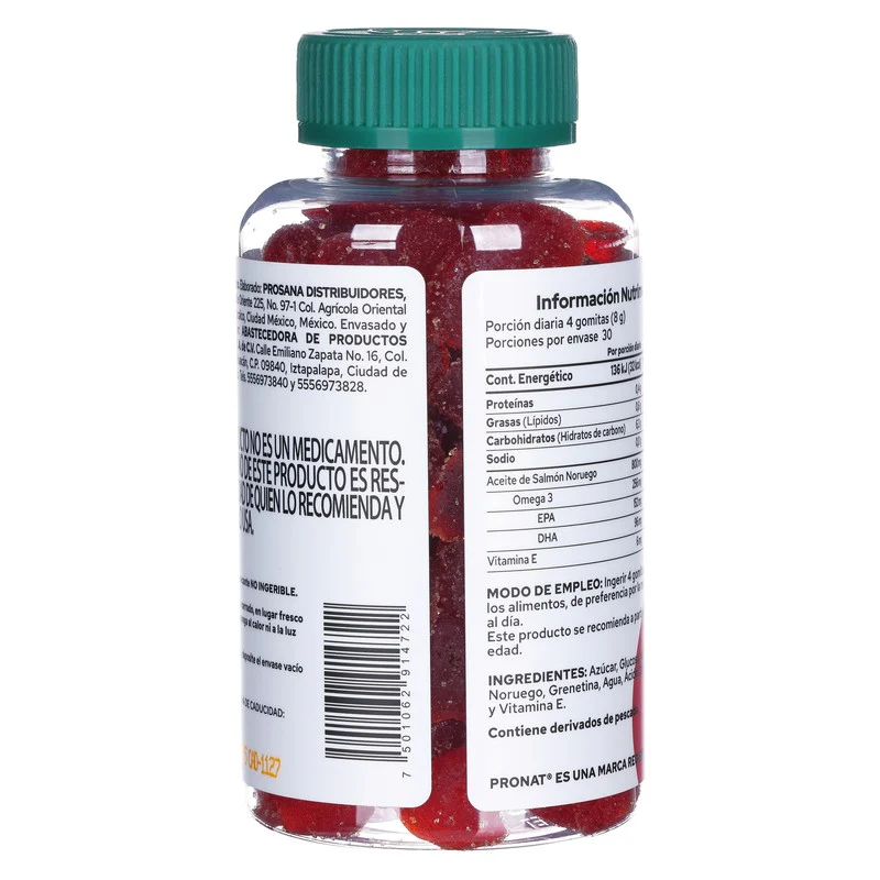 Omega 3 Inf Aceite De Salmon C/120 Gomitas Pronat - Image 7
