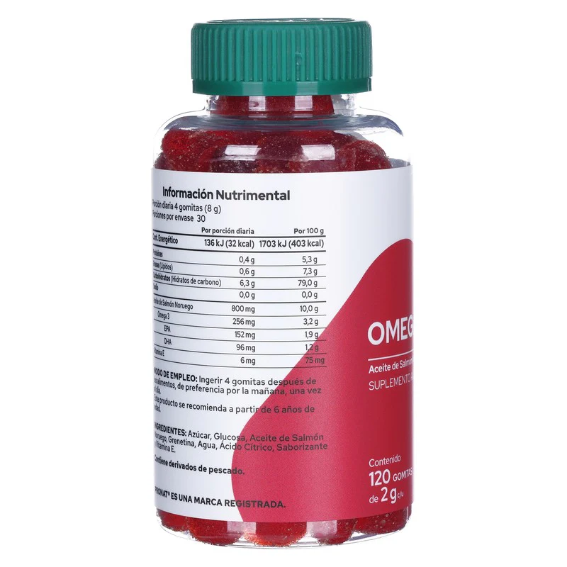 Omega 3 Inf Aceite De Salmon C/120 Gomitas Pronat - Image 8
