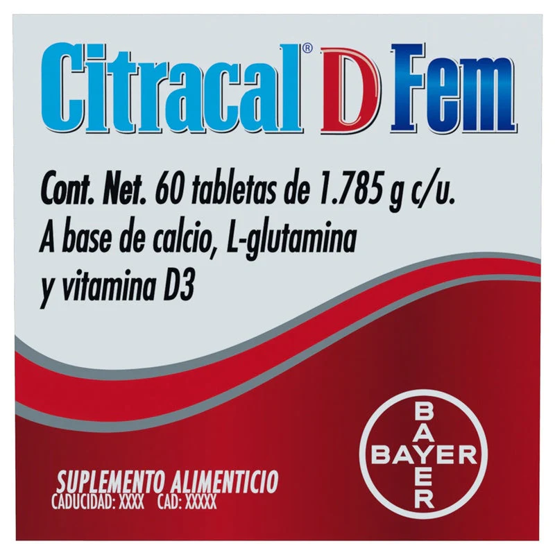 Citracal D Fem Suplemento Alimenticio Con 60 Tabletas - Image 4