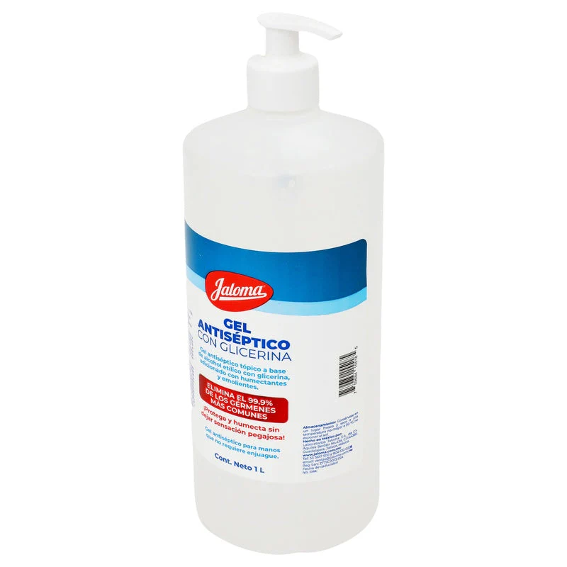 Gel Antibacterial Antiseptico Con Glicerina Jaloma 1 Litro - Image 3