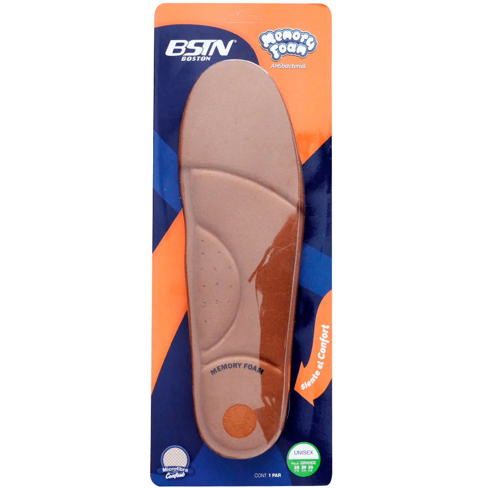 Plantilla Boston Memory Foam 28-29-30 Grande Unisex