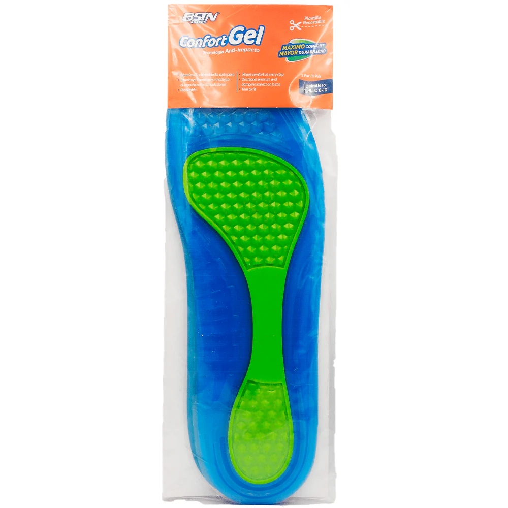 Plantilla Boston Confort Gel Caballero Talla 6-10 - Image 2