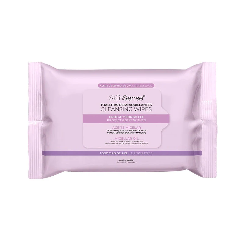 Toallitas Desmaquillantes Skin Sense Semilla Uva Con 25 Piezas - Image 3