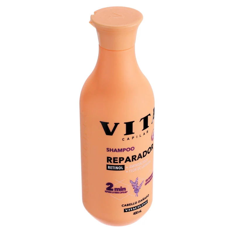 Shampoo Vitacilina Reparador Cabello Dañado 400 Ml - Image 3