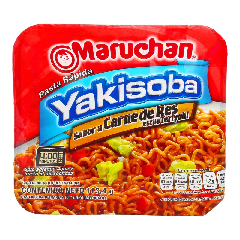 Sopa Maruchan Yakisoba Teriyaki 113,4 G