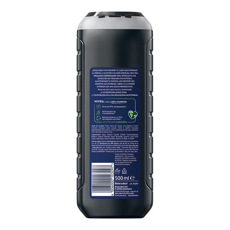 Jabon Liquido Nivea Men Corporal Extreme 500 Ml - Image 15