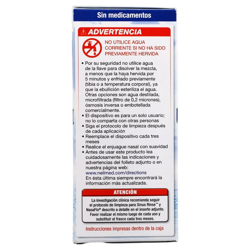 Sinus Rinse Refill Con 50 Sobres Premezclados - Image 4