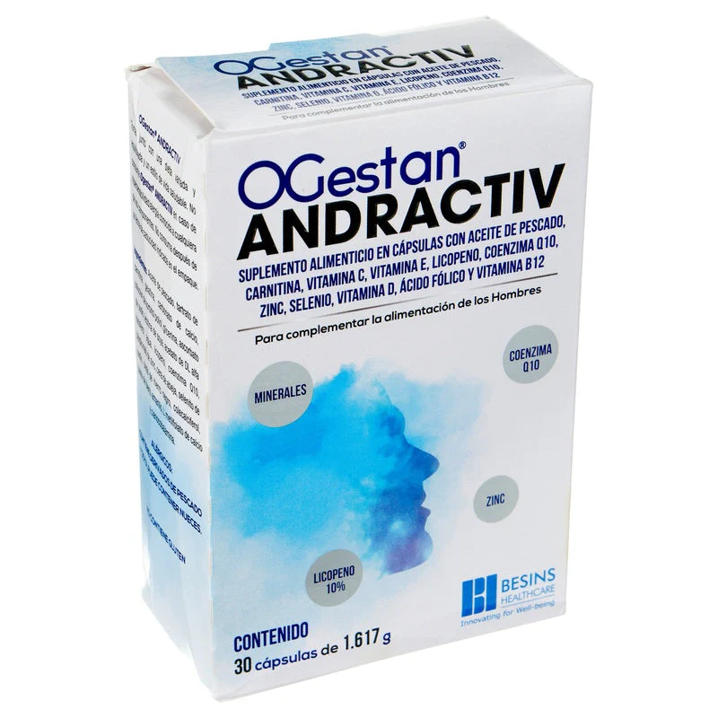 Ogestan Andractiv Suplemento Alimenticio Con 30 Capsulas - Image 6