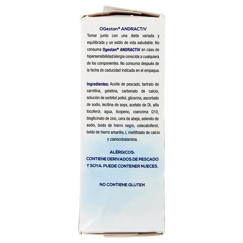 Ogestan Andractiv Suplemento Alimenticio Con 30 Capsulas - Image 7