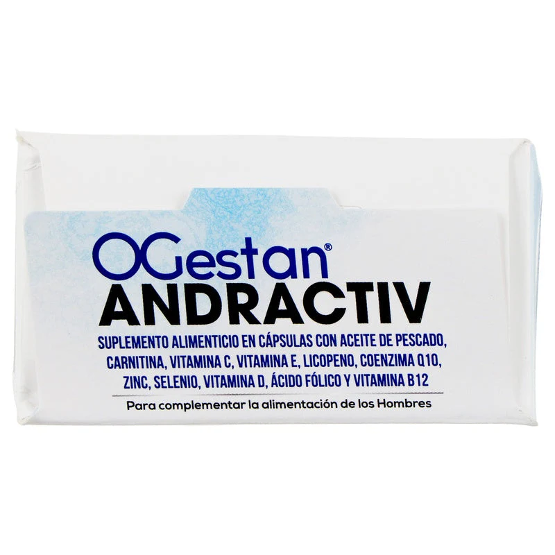 Ogestan Andractiv Suplemento Alimenticio Con 30 Capsulas - Image 8