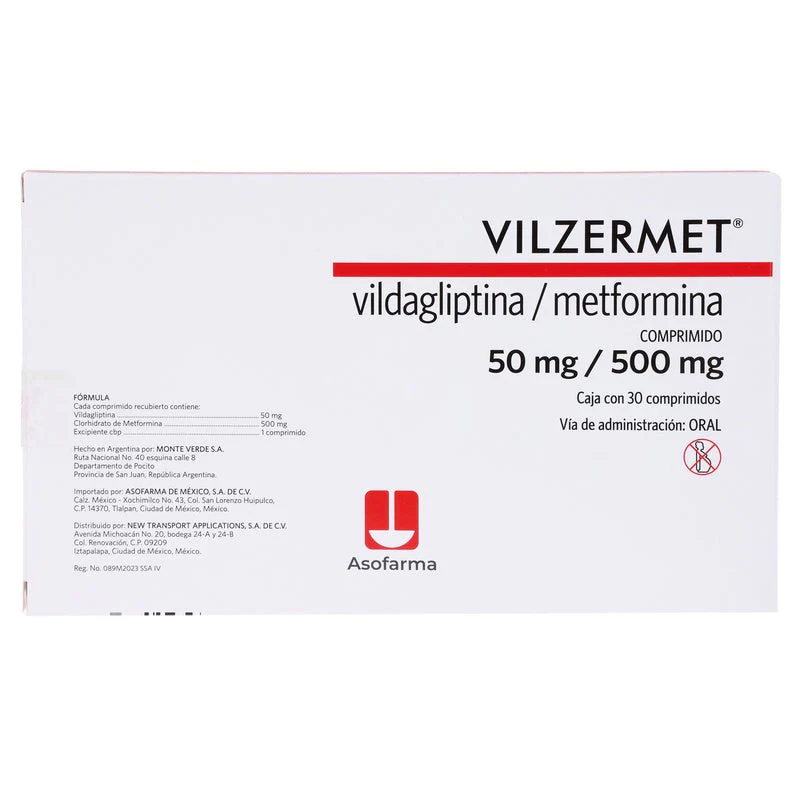 Vilzermet 50/500 Mg Con 30 Comprimidos - Image 3