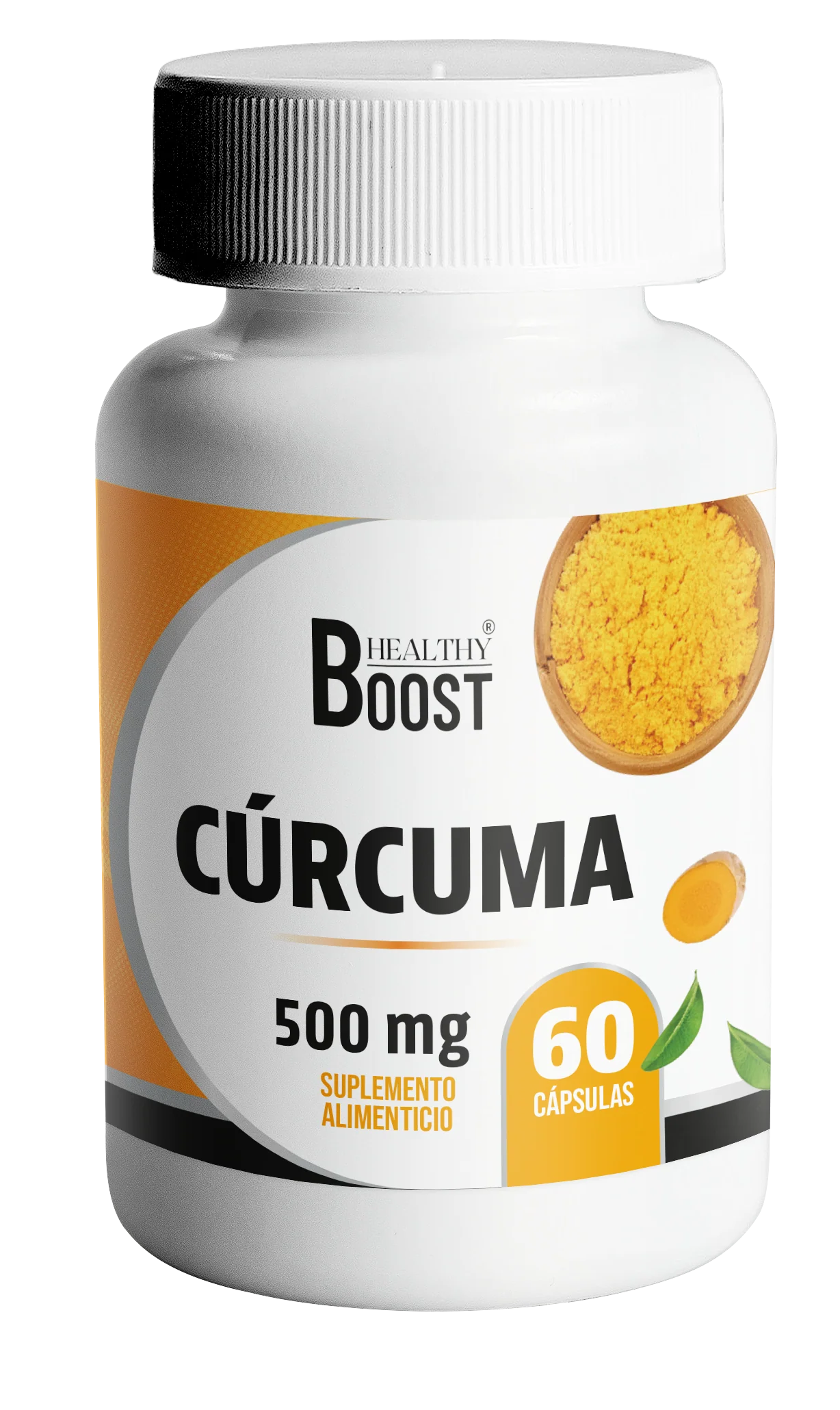 Curcuma 500 Mg Con 60 Capsulas Healthy Boost