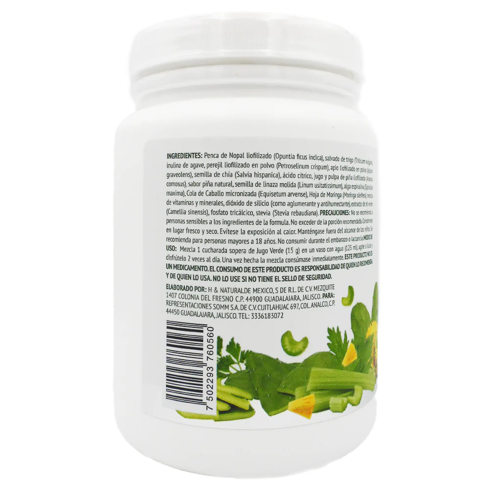 Jugo Verde Liofilizado Healthy Shakes 495 G - Image 3
