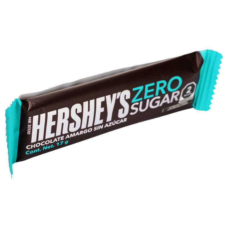 Chocolate Hersheys Zero Azucar Barras 17 G - Image 4