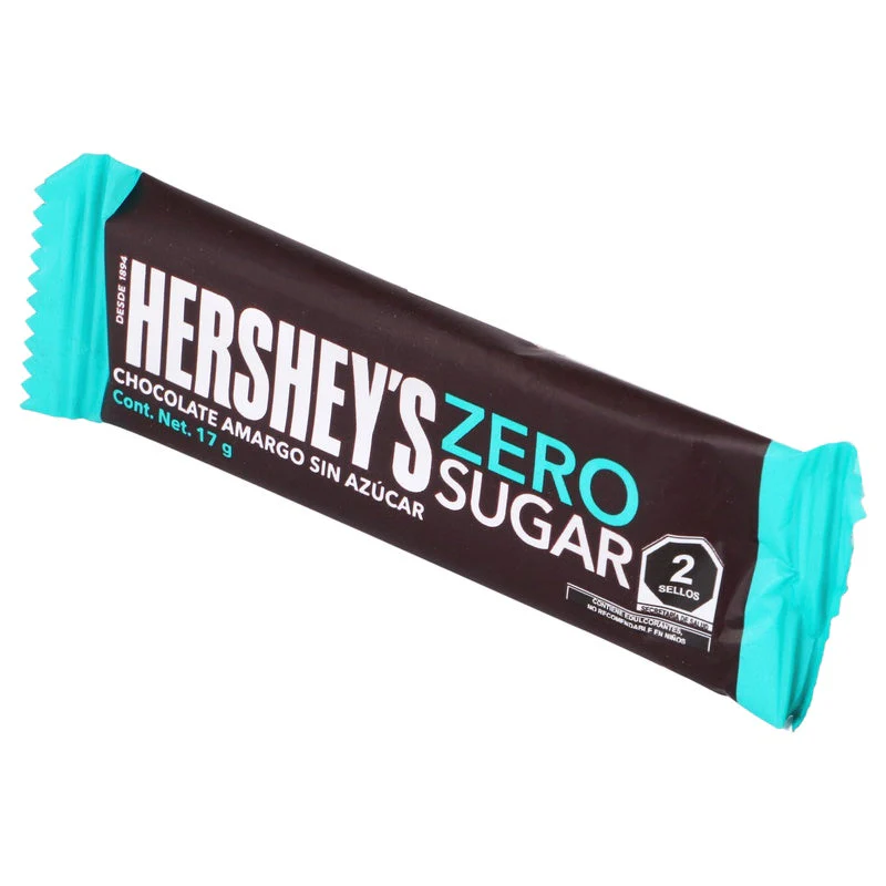 Chocolate Hersheys Zero Azucar Barras 17 G - Image 8