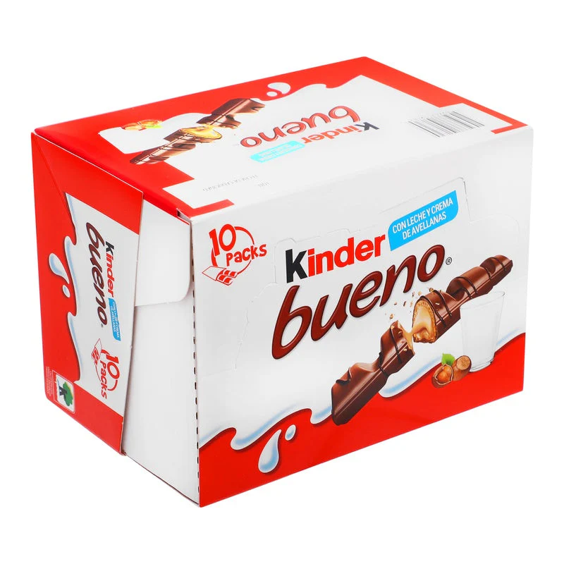 Exhibidor Chocolate Kinder Bueno Crema Avellana Con 10 430 G - Image 3