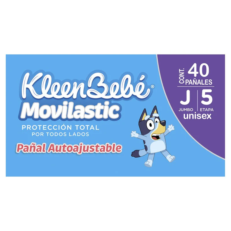 Pañal Kleen Bebe Movilastic Jumbo Con 40 Etapa 5