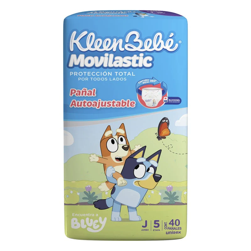 Pañal Kleen Bebe Movilastic Jumbo Con 40 Etapa 5 - Image 3