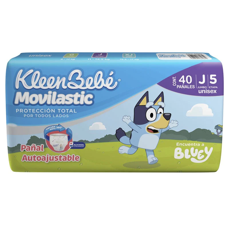 Pañal Kleen Bebe Movilastic Jumbo Con 40 Etapa 5 - Image 4
