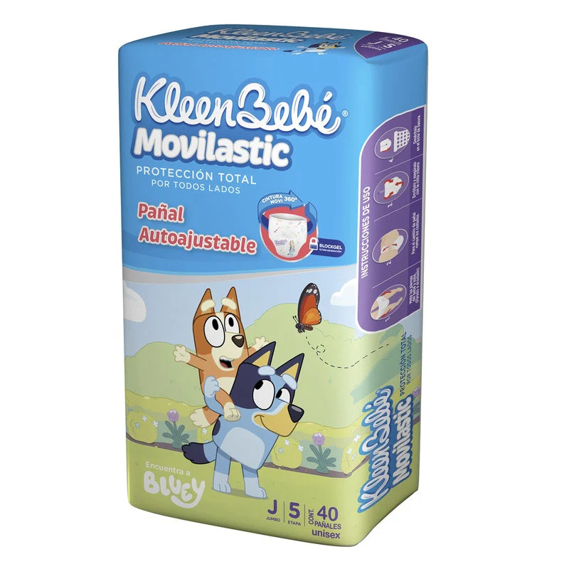 Pañal Kleen Bebe Movilastic Jumbo Con 40 Etapa 5 - Image 5