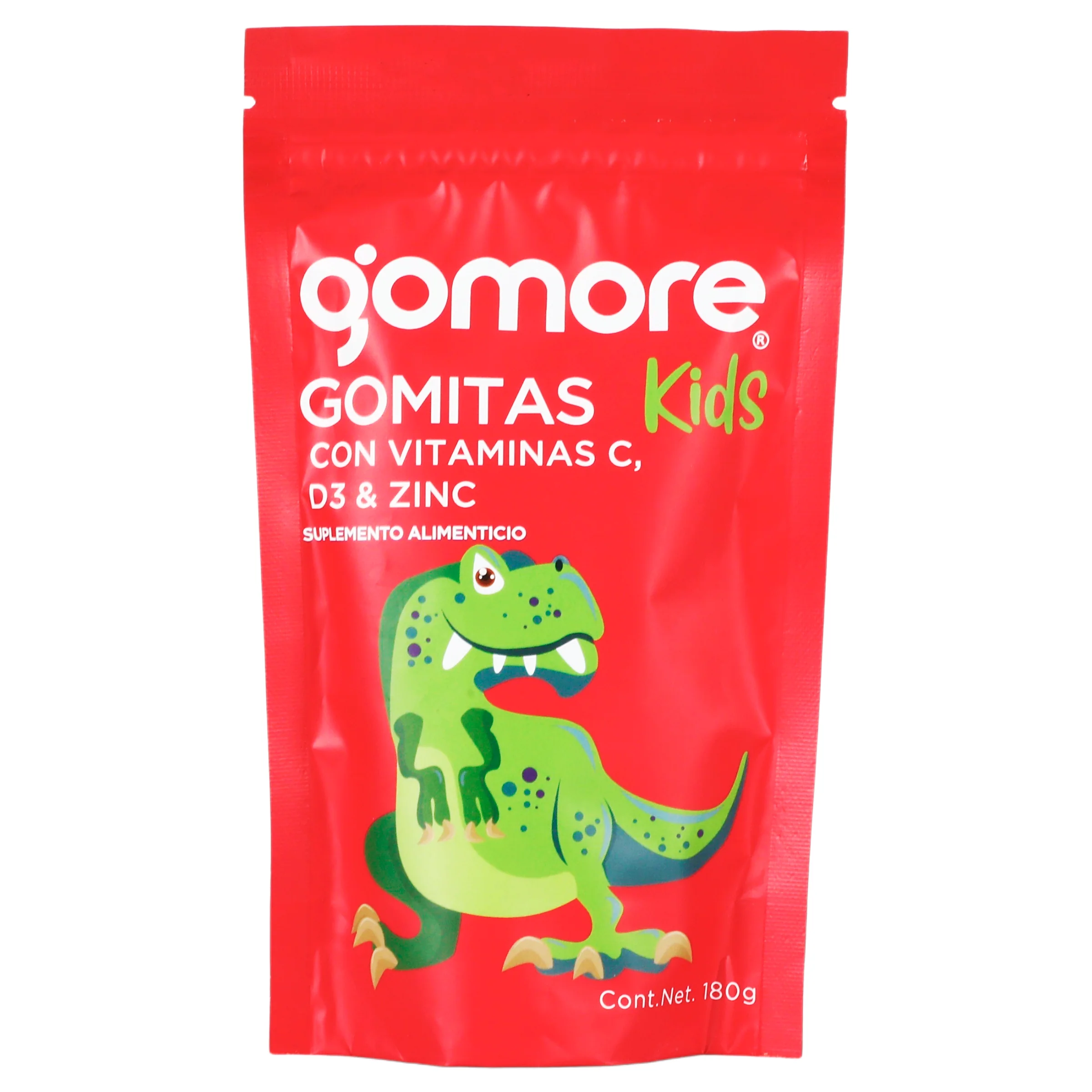 Gomitas Kids Con Vitaminas C, D3 Y Zinc 180 G Suplemento Alimenticio