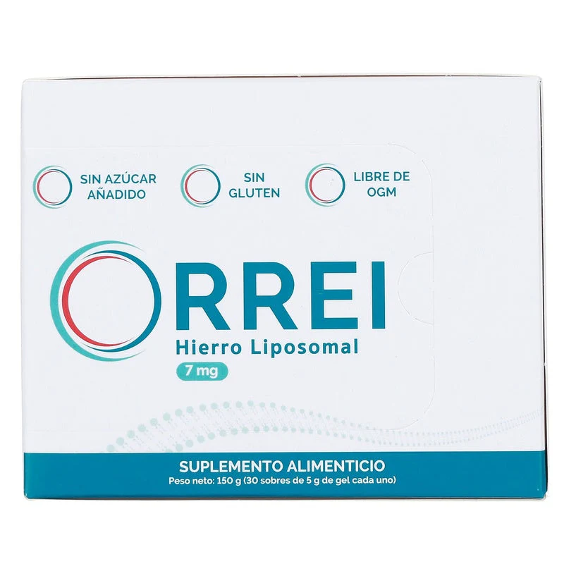 Orrei 7 Mg Suplemento Alimenticio Con 30 Sobres Gel 5 G - Image 2