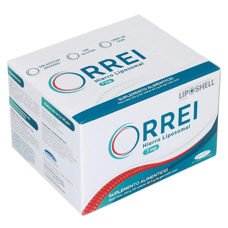 Orrei 7 Mg Suplemento Alimenticio Con 30 Sobres Gel 5 G - Image 3