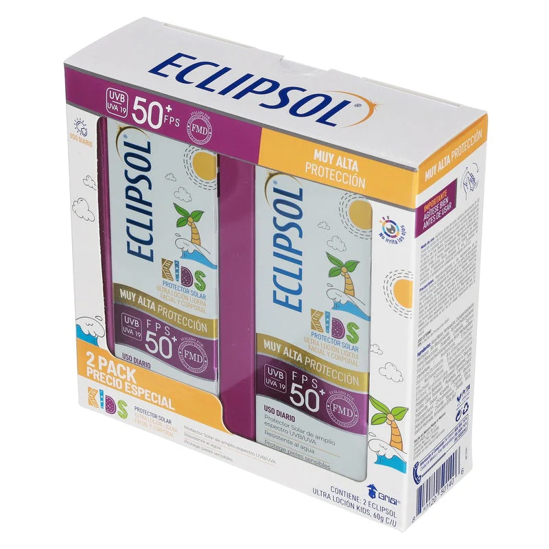 Eclipsol Kids Ultra + 50 Fps Locion 60 G 2 Pack - Image 4