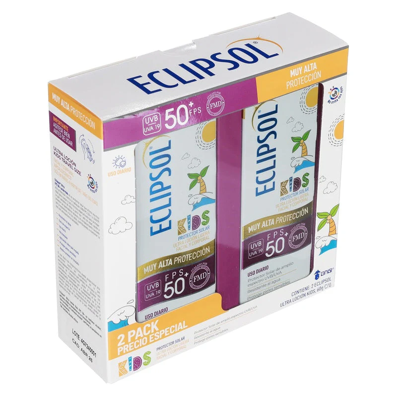 Eclipsol Kids Ultra + 50 Fps Locion 60 G 2 Pack - Image 5