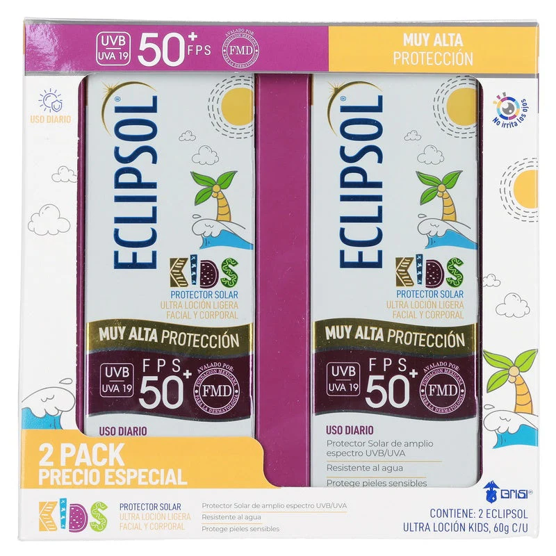 Eclipsol Kids Ultra + 50 Fps Locion 60 G 2 Pack - Image 7