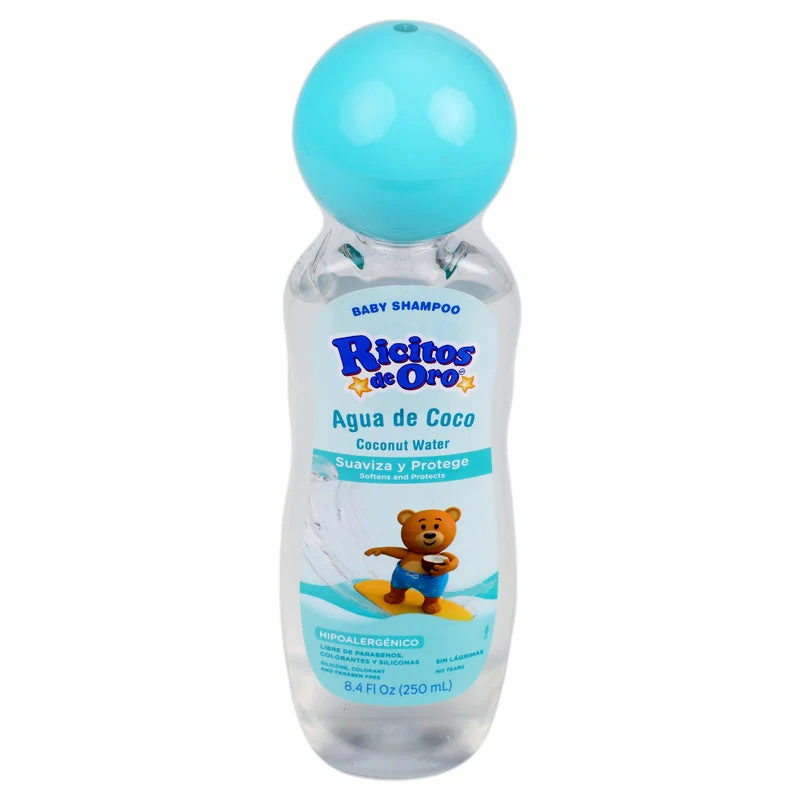 Shampoo Ricitos Oro Agua De Coco 250 Ml