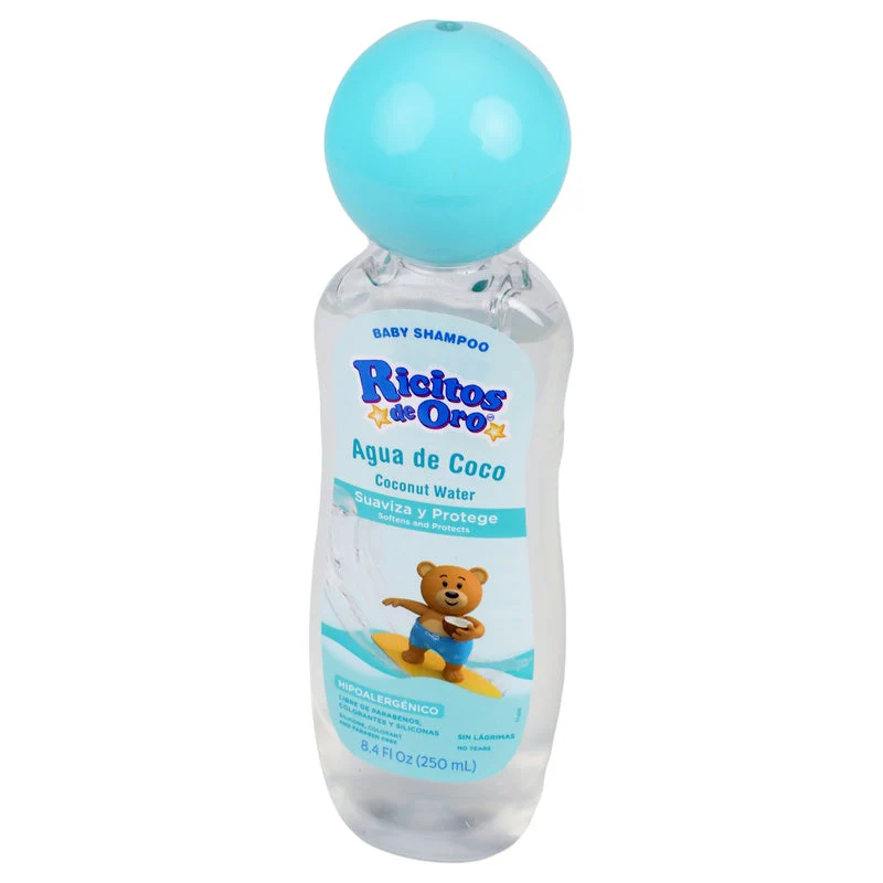Shampoo Ricitos Oro Agua De Coco 250 Ml - Image 4