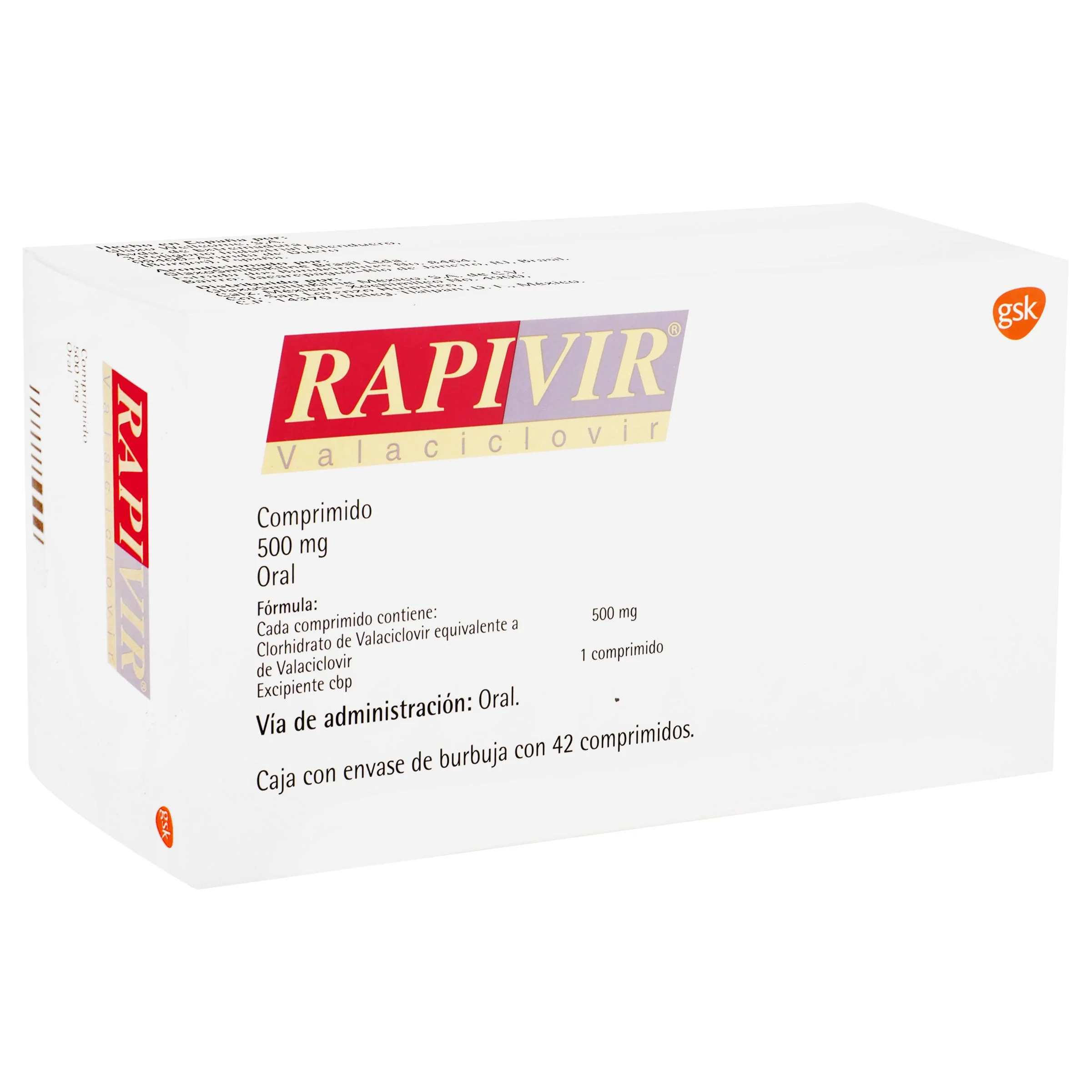 Rapivir 500 Mg Con 42 Tabletas - Image 2
