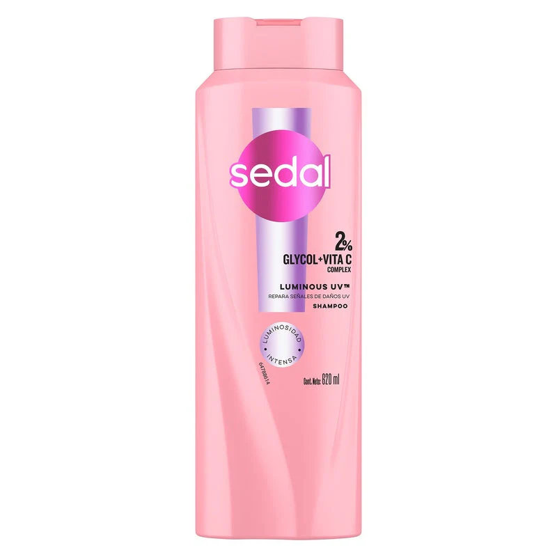 Shampoo Sedal Glycol+Vitamina C Luminous Uv 620 Ml