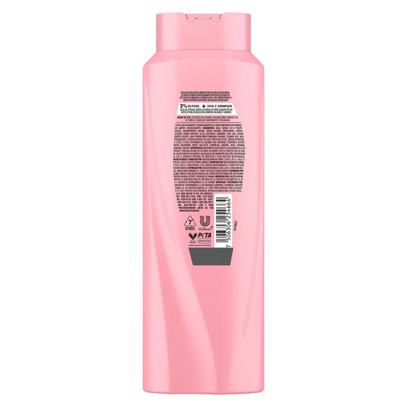 Shampoo Sedal Glycol+Vitamina C Luminous Uv 620 Ml - Image 2