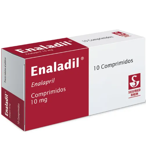 Enaladil 10 Mg - Caja Con 30 Comprimidos (Enalapril)
