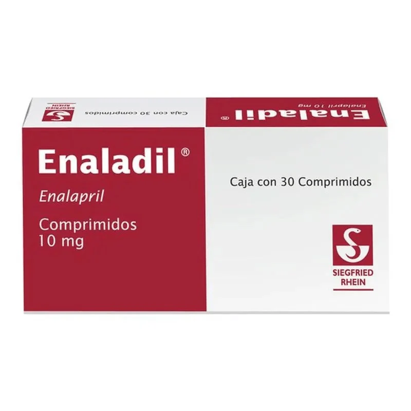 Enaladil 10 Mg - Caja Con 30 Comprimidos (Enalapril) - Image 2