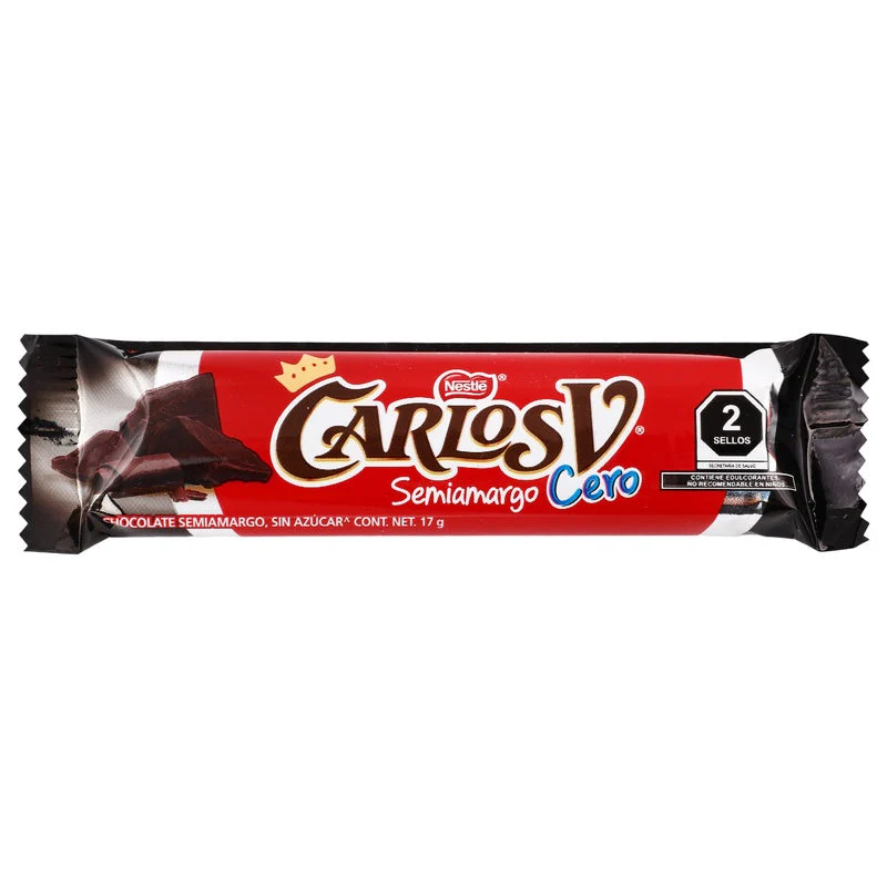 Chocolate Carlos V Cero Azucar 17 G - Image 7