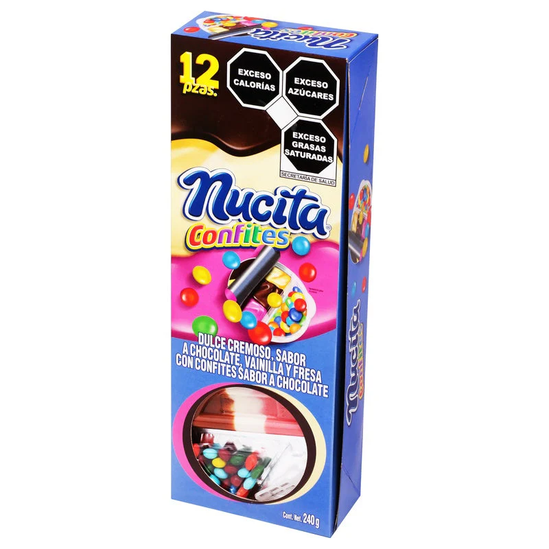 Chocolate Nucita Trisabor Confites Con 12 Piezas